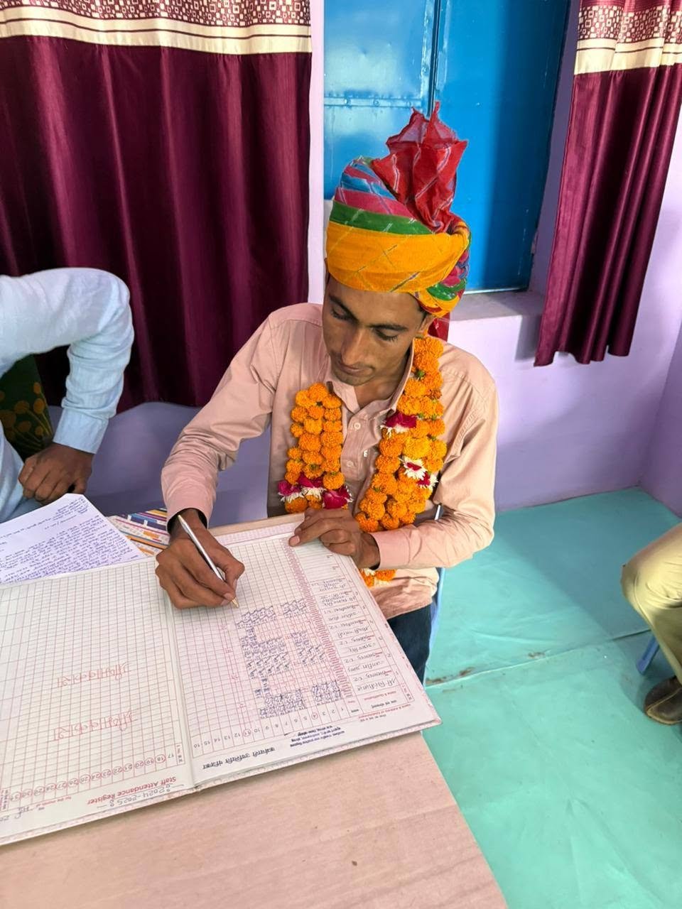 NYS कोषाध्यक्ष भंवराराम साईं को अध्यापक पद कार्यग्रहण पर बधाई