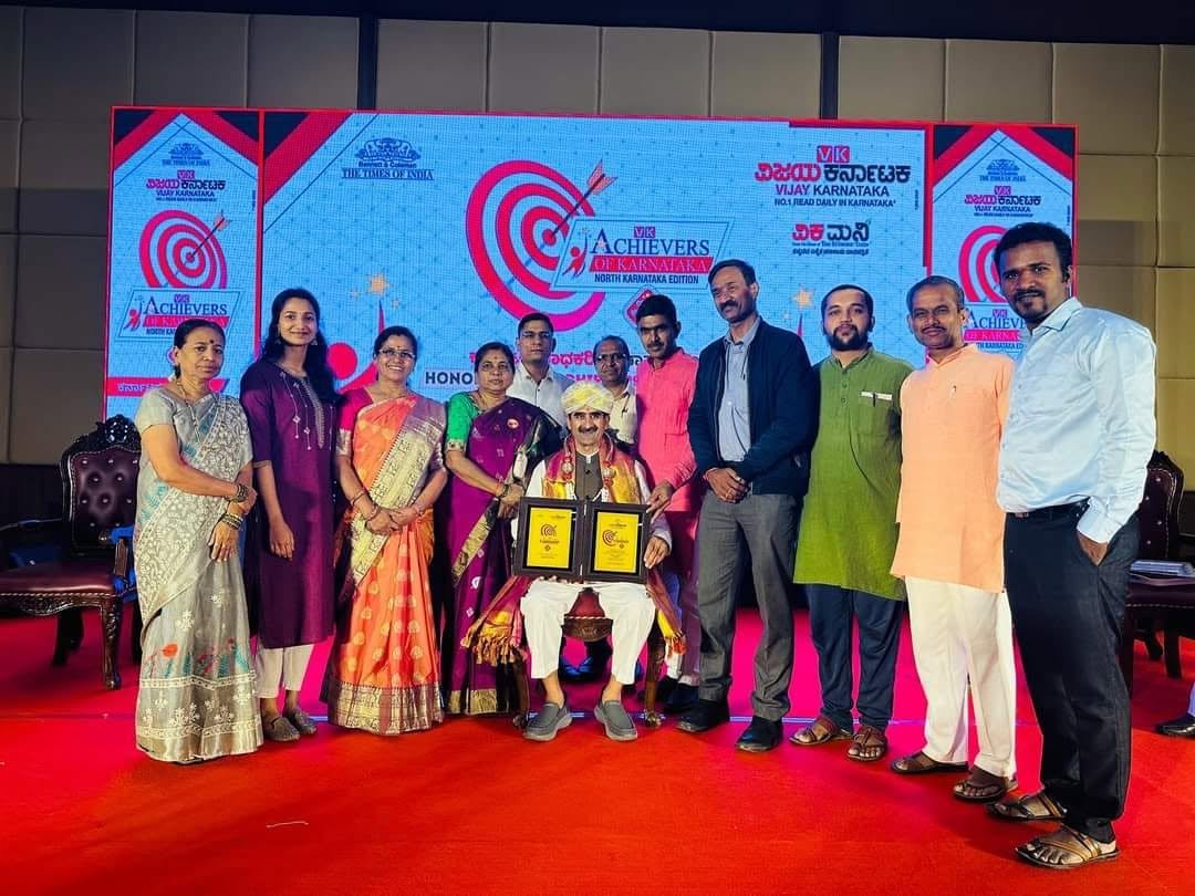 NYS संरक्षक भंवरलाल आर्य को Times of India का VK Achievers Award 2024