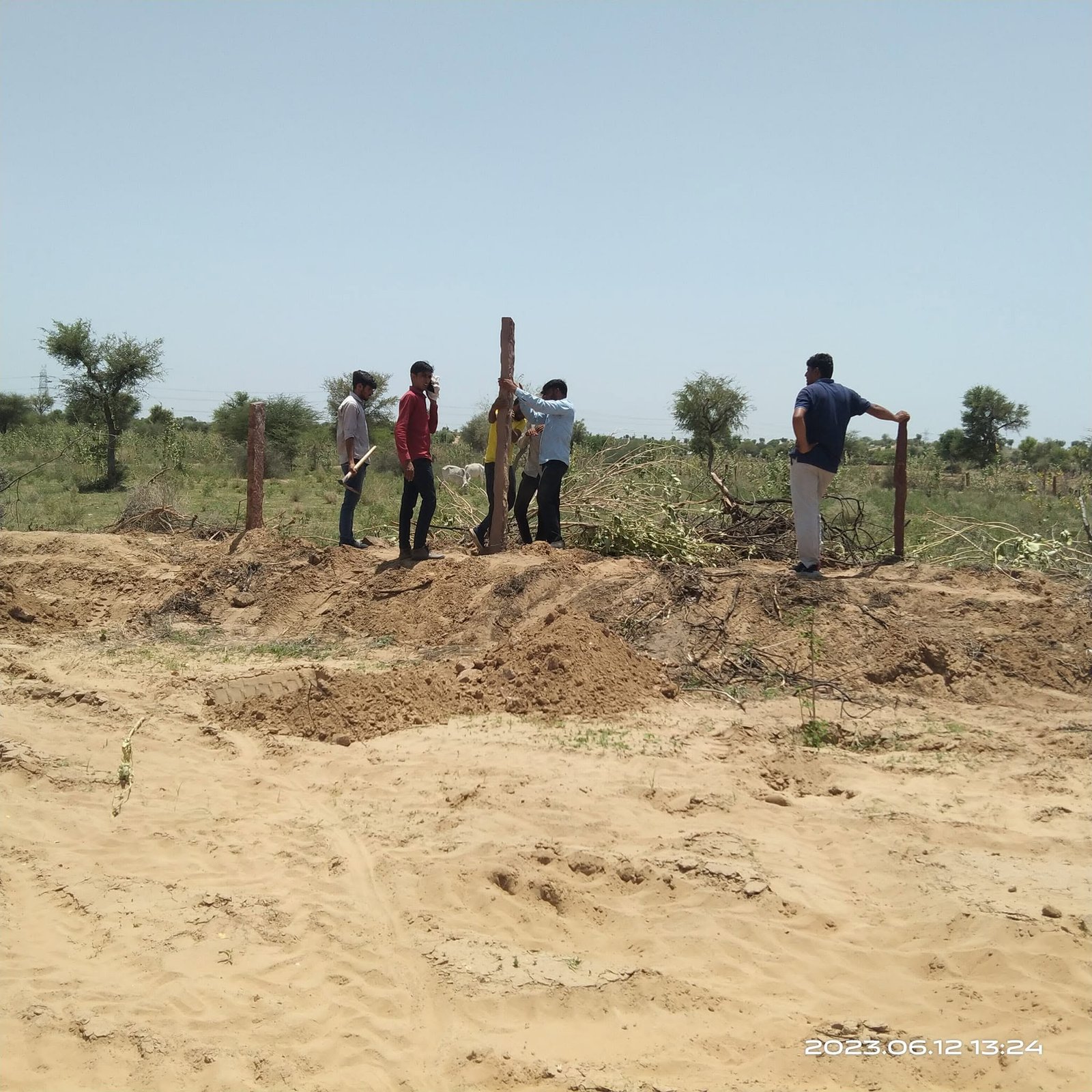 कल्पना चावला बॉटेनिकल गार्डन — निर्माण का प्रथम चरण पूर्ण